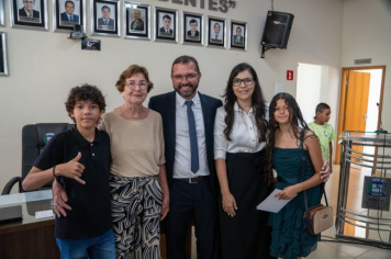 Foto - Solenidade de Posse dos Vereadores, Prefeito e Vice-Prefeito de Chavantes